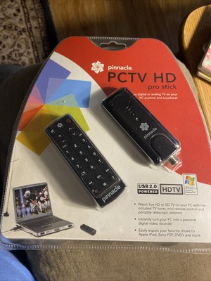 Pinnacle PCTV HD Pro Stick USB 2.0 HDTV Tuner For Digital Or Analog TV On PC NEW