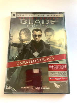 Blade: Trinity (DVD, 2004) UNRATED Wesley Snipes Ryan Reynolds Sealed NEW