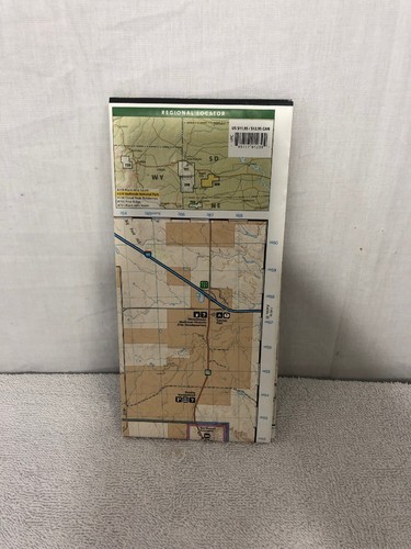 National Geographic Badlands National Park Topographical Map
