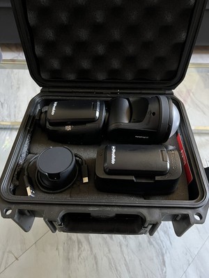 Profoto A10 Flash for Sony, Connect, OCF Adapter Speedring 3 Batteries SKB Case