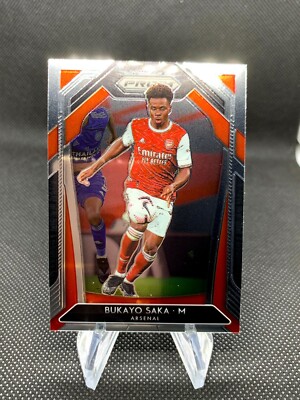 Bukayo Saka 2020-21 Panini Prizm EPL Premier League Rookie #40 Arsenal RC Euro