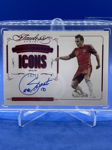 panini flawless 15-16　SANTI CAZORLA SANTI CAZORLA AUTO 2015-16 PANINI SOCCER FLAWLESS ICONS