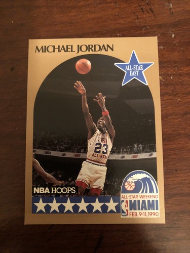 1990 NBA HOOPS Michael Jordan All Star East #5 Error Card 1990 NBA HOOPS Michael Jordan All Star East #5 Error Card