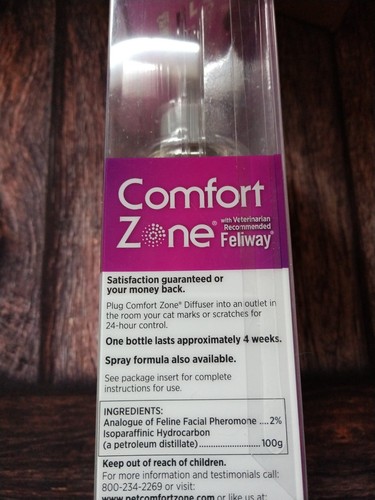 Comfort Zone Feliway Cat Kitten Calming Refill 2 Bottles