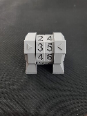 2 Digit 3D Printed MTG Commander Life Counter and Hit Point Tracker