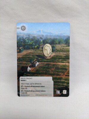 Android Netrunner NGO Front Alt Art Organized Play Promo Card