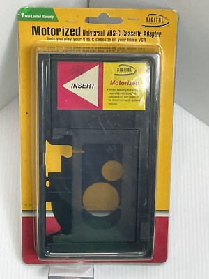 Digital Concepts Universal VHS-C Cassette Adapter VC-16 New In Packaging