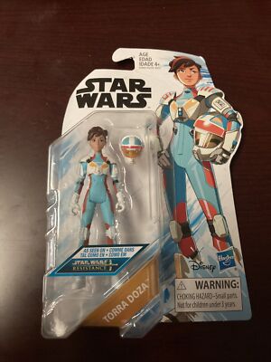 MINT/Near MINT ON CARD Star Wars Resistance TORRA DOZA 3.75 in Action Figure 