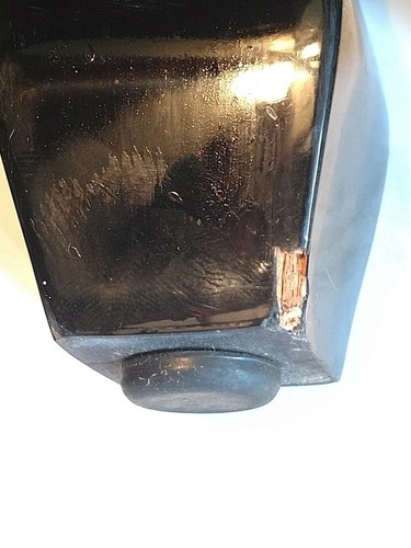 4 Polished Ebony Wood Piano Bench Legs 18