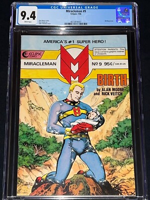 Miracleman #9 CGC 9.4 - 1st App of Winter - Eclipse - 1986