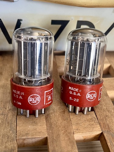 真空管　5692 / 6SN7 RCA  新品2本 Yahoo!オークション - 5692/6SN7 RCA 真空管 2本
