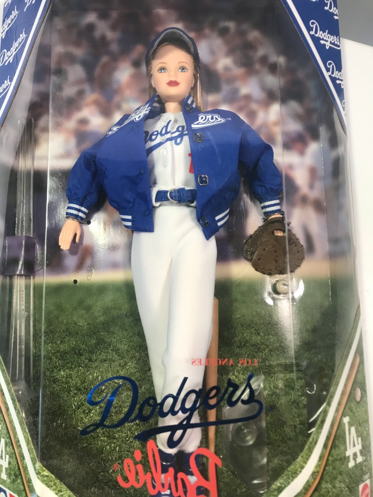 Los Angeles Dodgers 1999 Barbie Doll- THREE MISPRINTS ON THE Los Angeles Dodgers 1999 Barbie Doll- THREE MISPRINTS ON THE