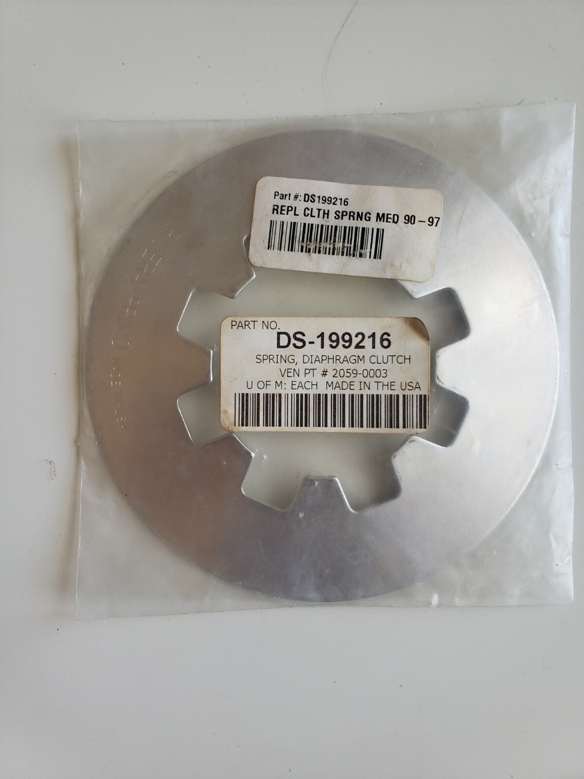 。 Drag Specialties Replacement Clutch Spring Med 90-97 P/n Ds