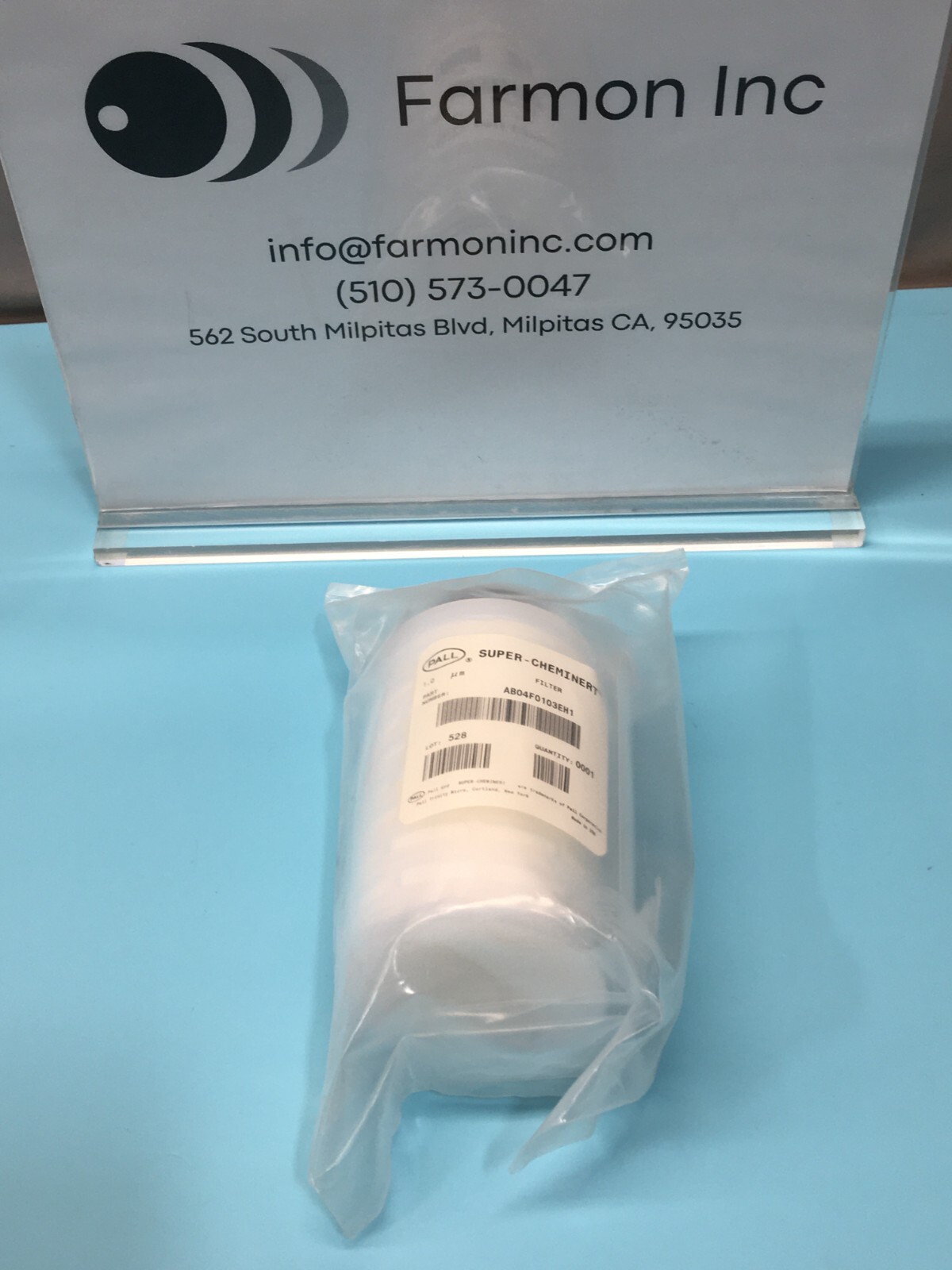 PALL AB04F0103EH1 SUPER-CHEMINERT FILTER, 1.0 um, 152988