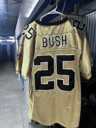 Reggie Bush #25 New Orleans Saints Reebok NFL Sewn Football