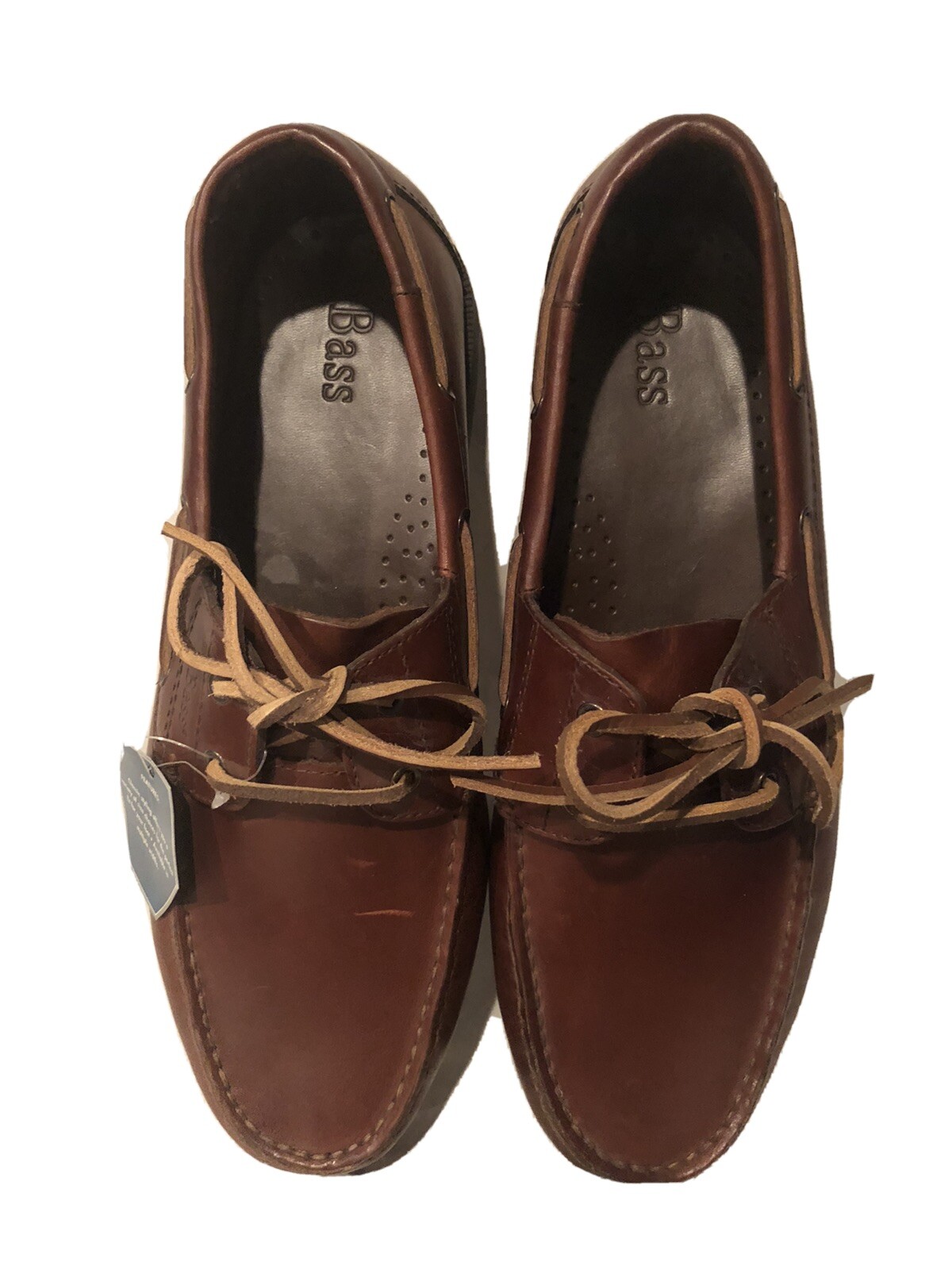 Men's Bass Seafarer Brown Leather Moc 