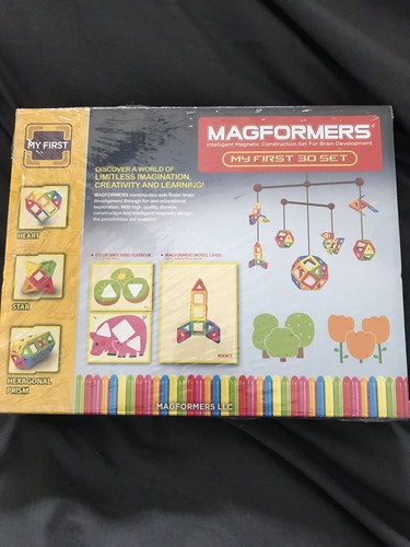 Magformers My First 30 Set New! Magnetic Building Set STEM Learning Toy