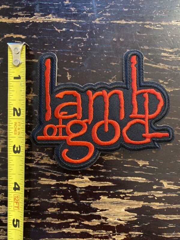 Lamb Of God - Embroidered Iron on patch