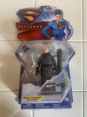 Superman Returns Missile Launching Lex Luthor Mattel DC Movie figure New!