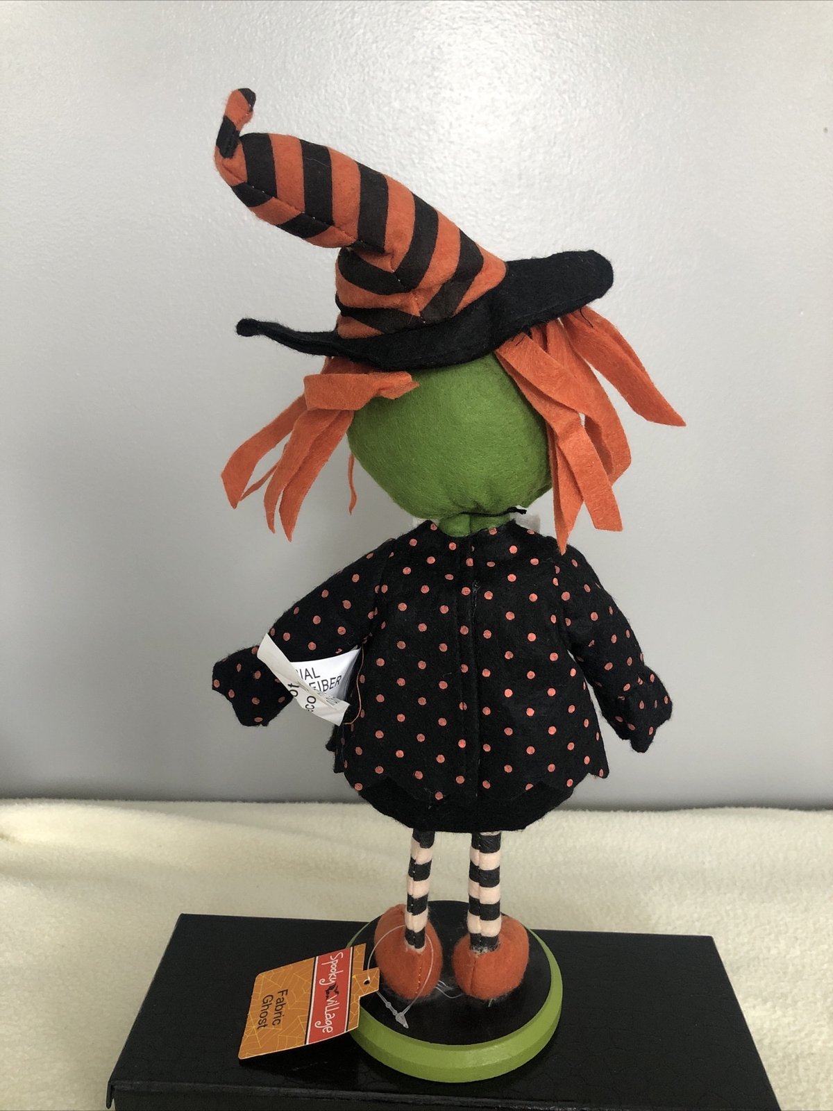 Spooky Village Fabric Ghost Witch 