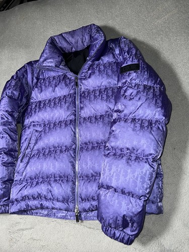 dior down jacket purple