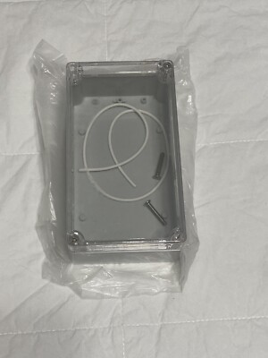 Waterproof Clear Plastic Electronic Digital Project Hobby Box 158x90x60 (6) Pcs.