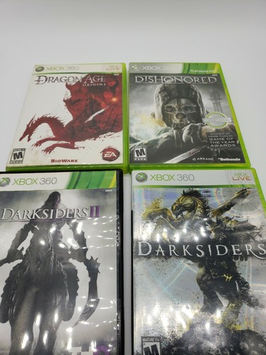 Xbox 360 And Original Xbox Rare Game Lot --No Sports-- Star wars dragon age dark