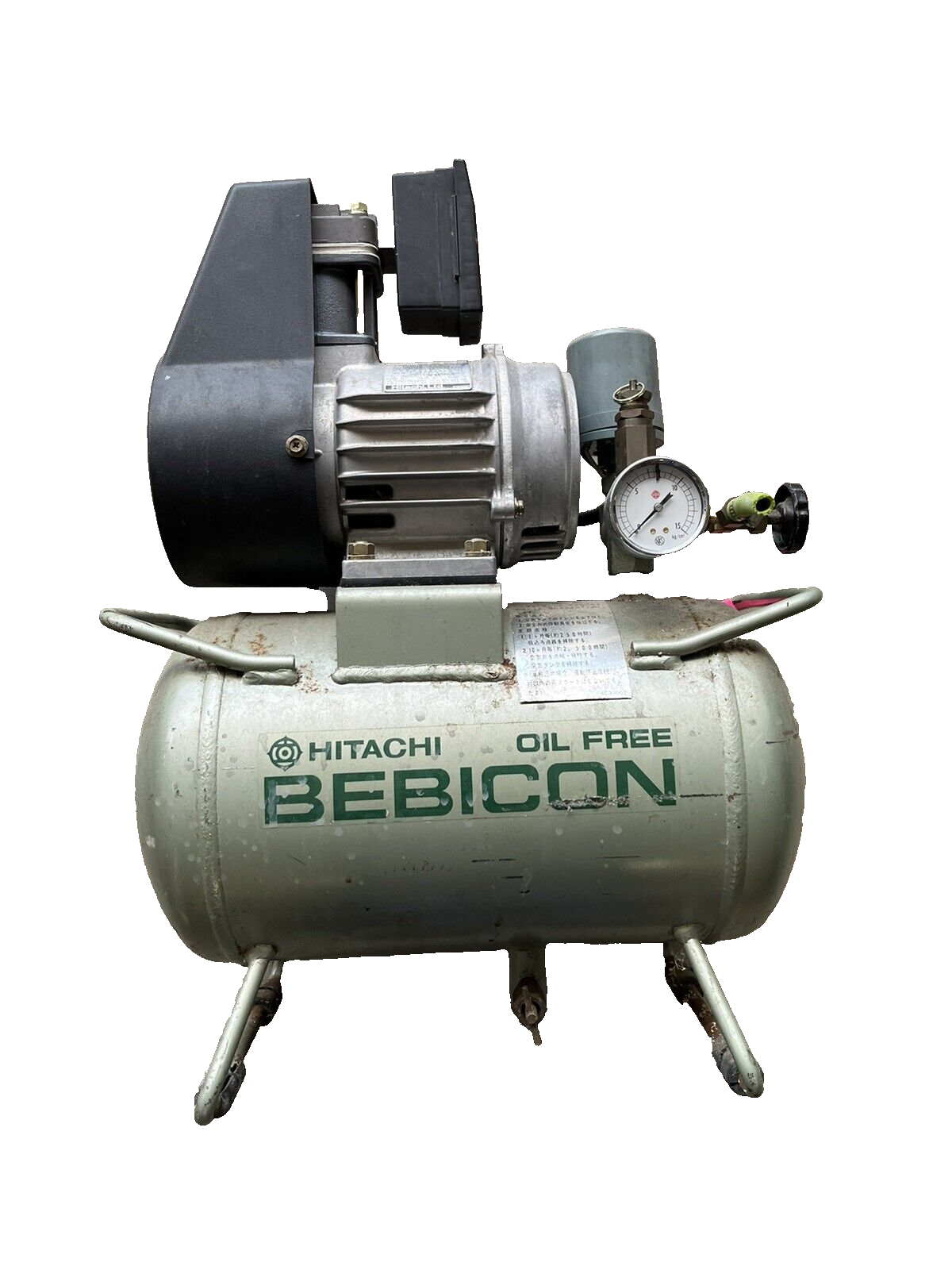 Hitachi Bebicon Oil Free Air Compressor 91-40460, nb921294 off Print Press SHIP Hitachi Bebicon Oil Free Air Compressor 91-40460, nb921294 off Print Press SHIP
