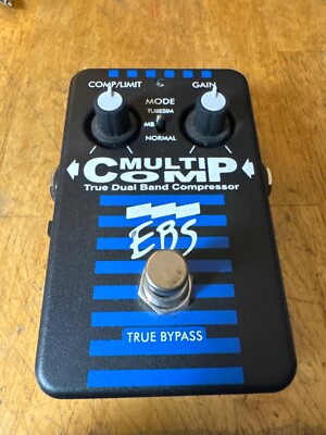 EBS MULTI COMP TRUE DUAL BAND BASS COMPRESSOR BLACK label Excellent condition.