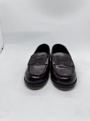 Janie And Jack Toddler Boys' Leather Penny Loafers CD4 Cocoa Size US:6