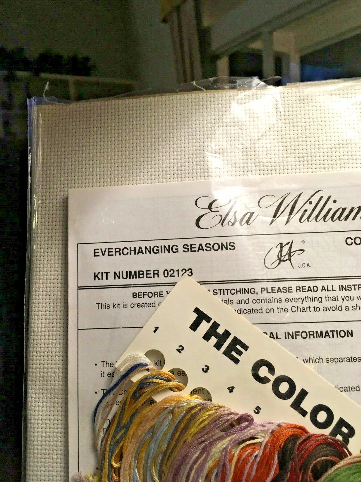 Elsa Williams EVERCHANGING SEASONS Counted Cross Stitch KIT 02123  20