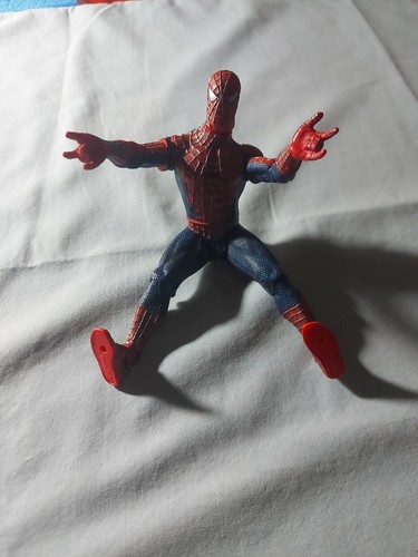 2002 Spider-Man The Movie Super Poseable 6" Figure Toby Mcguire Marvel ToyBiz