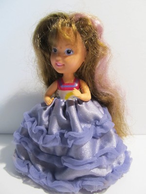 VTG TONKA CUPCAKE DOLL- GRAPE SUZETTE w/ PURPLE STREAK - CUTIE FRUITI COLLECTION