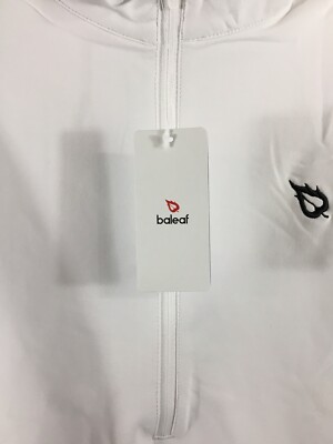 BALEAF Equestrian Riding Shirt Womens XL White Long Sleeve Fleece Running Jacket