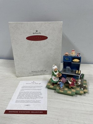 Christmas Eve Bake-Off Hallmark Keepsake 1995 in Box Signed Christmas Vintage