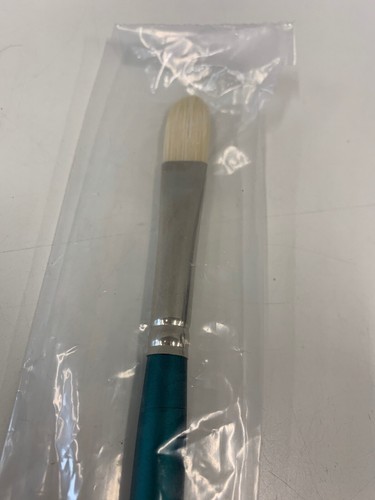 Silver Brush 2103-6 Filbert Cambridge White Bristle and Synthetic Long Handle #6