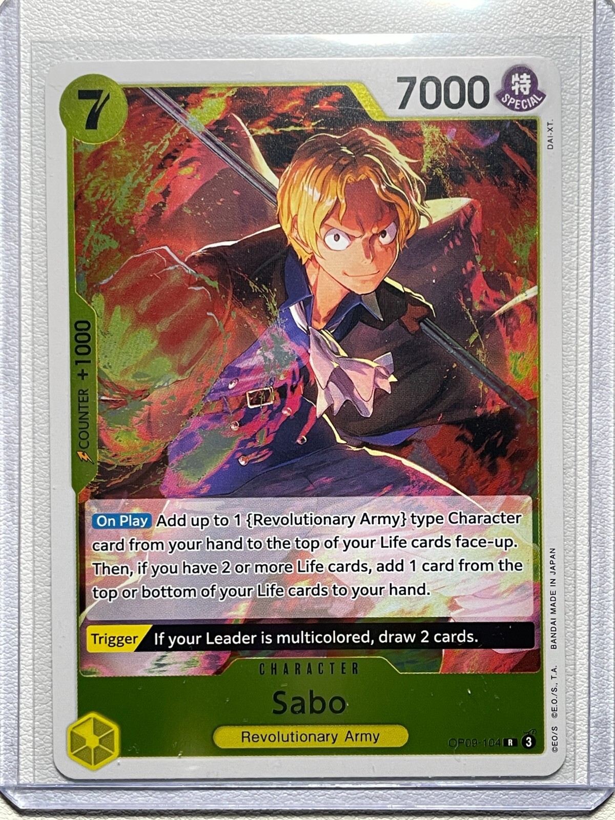 Sabo OP09-104 One Piece Emperors in the New World Rare Foil