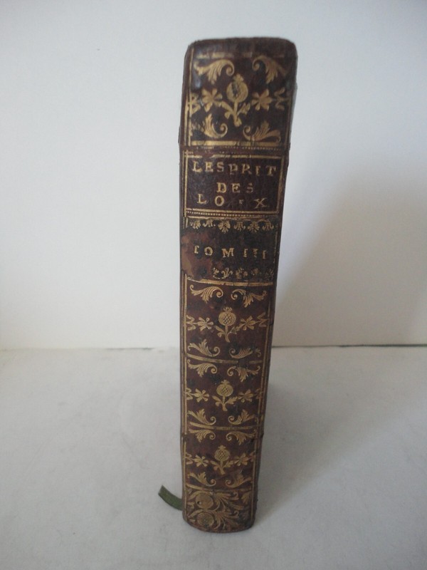 Livre Ancien De L'Esprit Des Loix QuatriÃ¨Me Tome  1759 Montesquieu