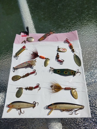 Thirteen Vintage Fishing Lures With Accessories (Lot 1471 - Fall