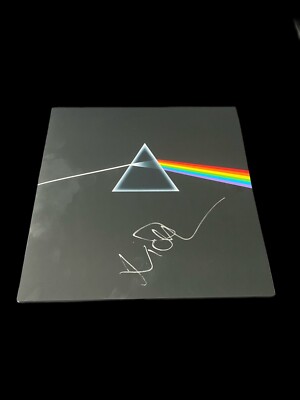 Nick Mason Pink Floyd  Dark Side Of The Moon  Hand Signed Vinyl 1