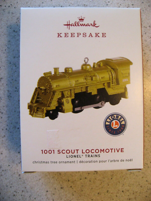 Hallmark Lionel Trains 1001 Scout Locomotive Ornament 2019 Limited