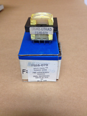 Magnetek FS16-070, Split Pack Duel Sec 16V CT @ .07A or 8V @ .14A