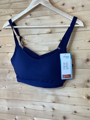 Sloggi Go Allround One Size Bikini Top Blue Brand New With Tags