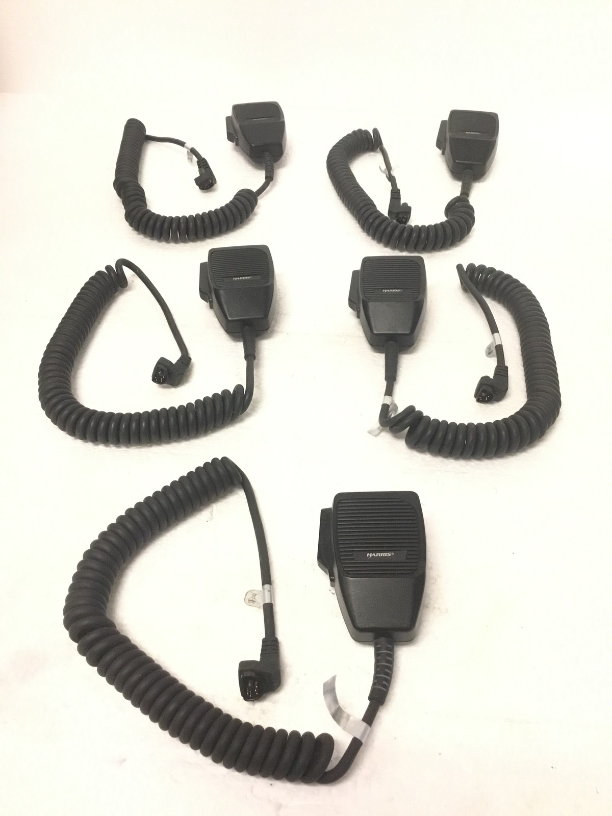 5x Harris MC-101616-041 REV-1006 OEM Radio Microphone Mic XG-100M M7300 M5300