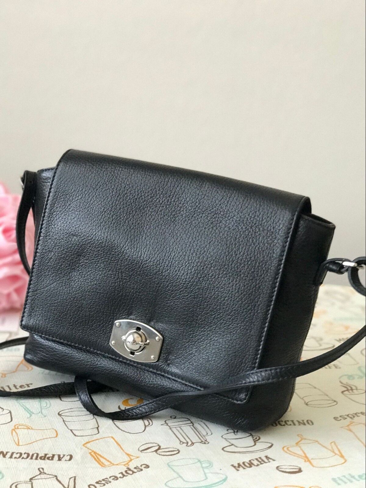 Furla New Appaloosa Pebbled Leather Cross Body Shoulder Bag