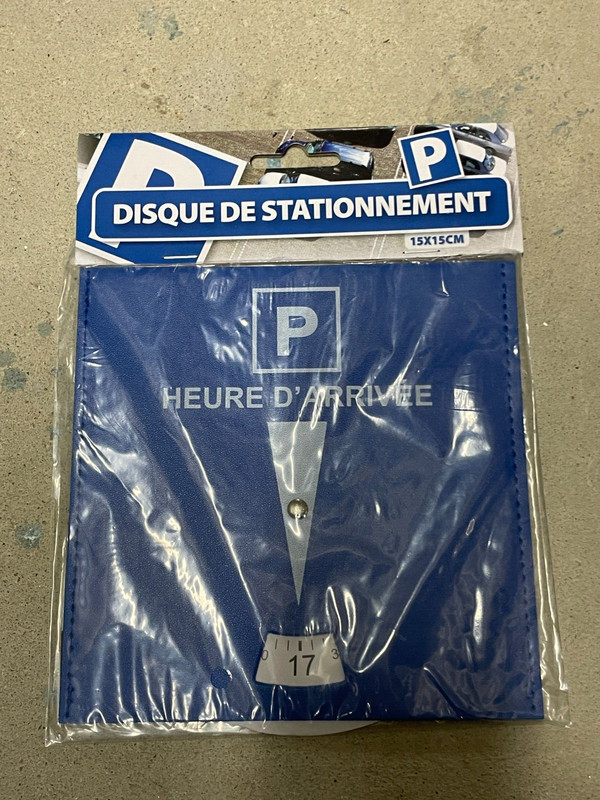 Disque De Stationnement Zone Bleu Parking Voiture Auto Camion QualitÃ© 15 Cm Neuf