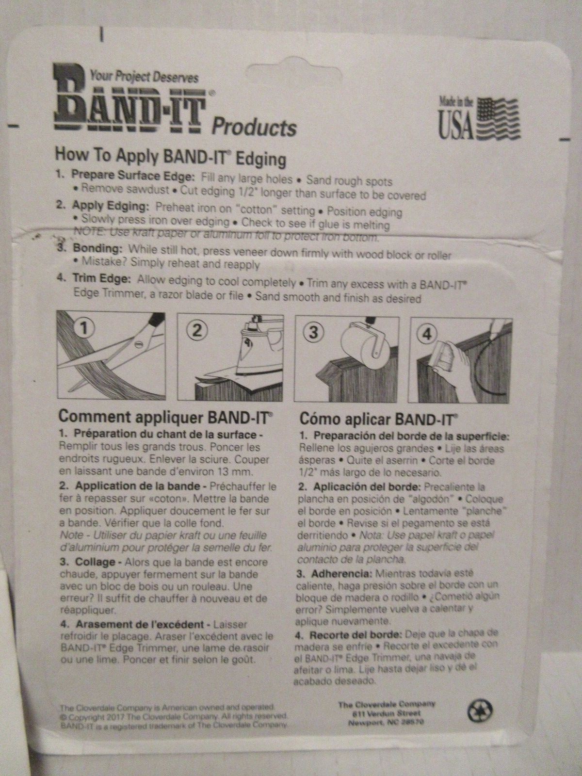 Band-It Melamine Veneer Edging 3/4