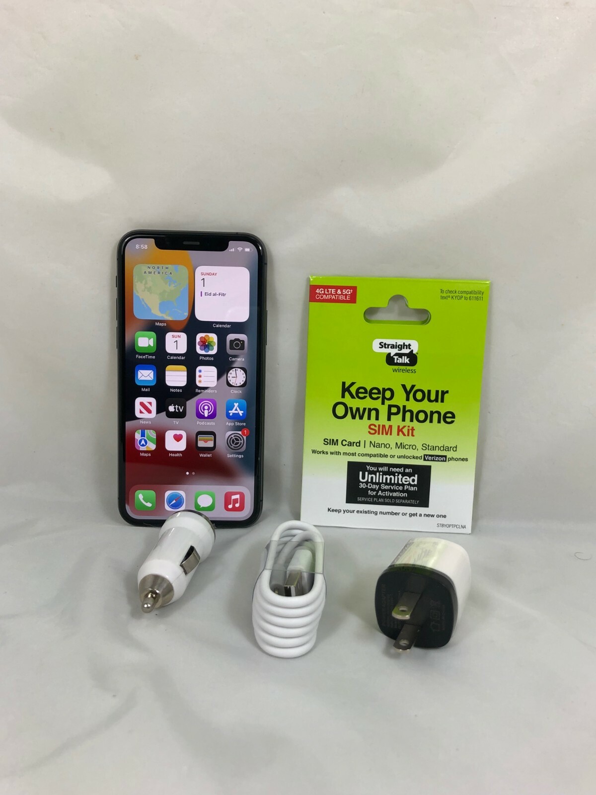 Apple iPhone 11 Pro - 256GB Black Straight Talk/Verizon Network + New SIM Card | eBay Apple iPhone 11 Pro - 256GB Black Straight Talk/Verizon Network + New SIM Card | eBay