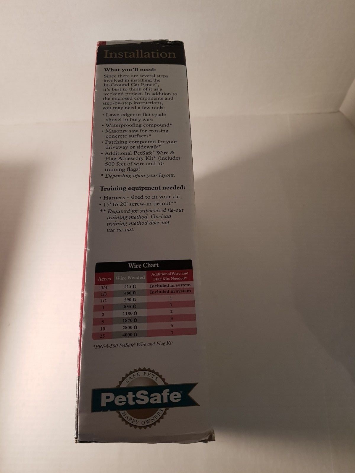 PETSAFE IN-GROUND CAT FENCE DELUXE  Complete with Fence and Collar 6 LBS New