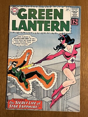 Green Lantern #16/Silver Age DC Comic Book/1st Star Sapphire/VG+